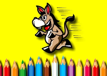 BTS Donkey Coloring Book